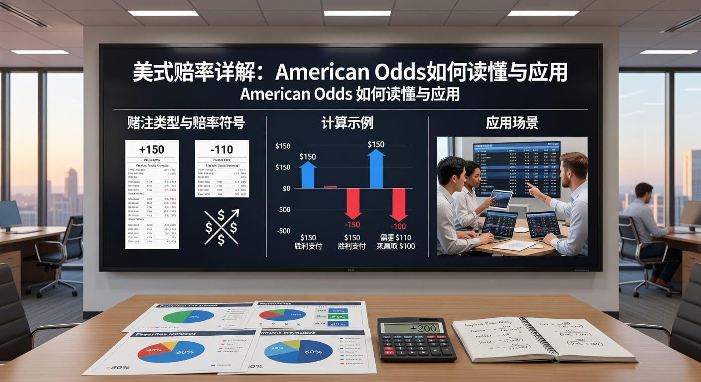 美式赔率 (American Odds) 深度解析：体育博彩玩家必备指南 | 体育竞猜平台