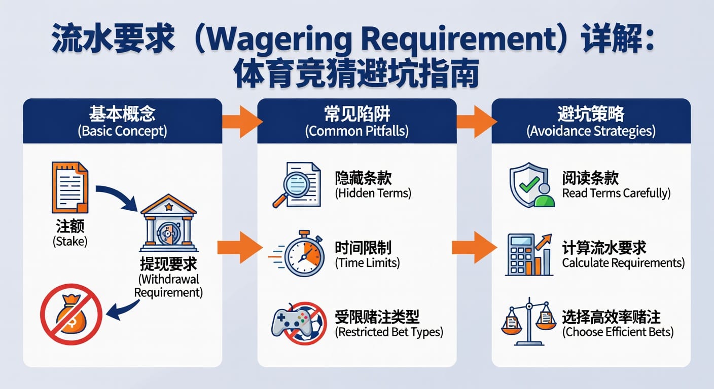 流水要求 sports wagering requirement：2026年最新体育博彩规则与技巧解析