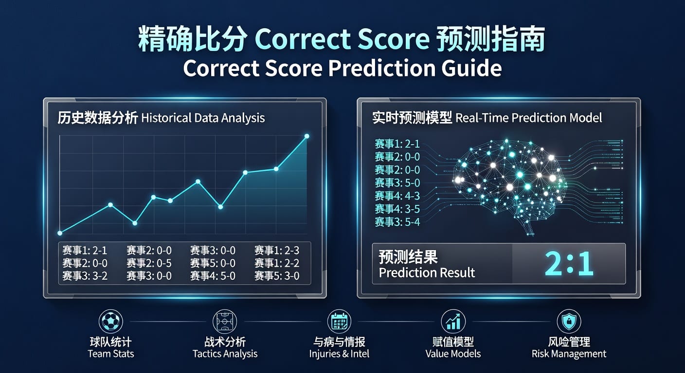 精确比分 correct score｜投注技巧与比分判断思路