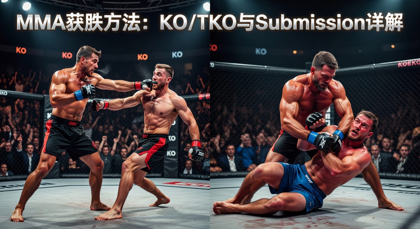 MMA方法：KO/TKO与Submission解读